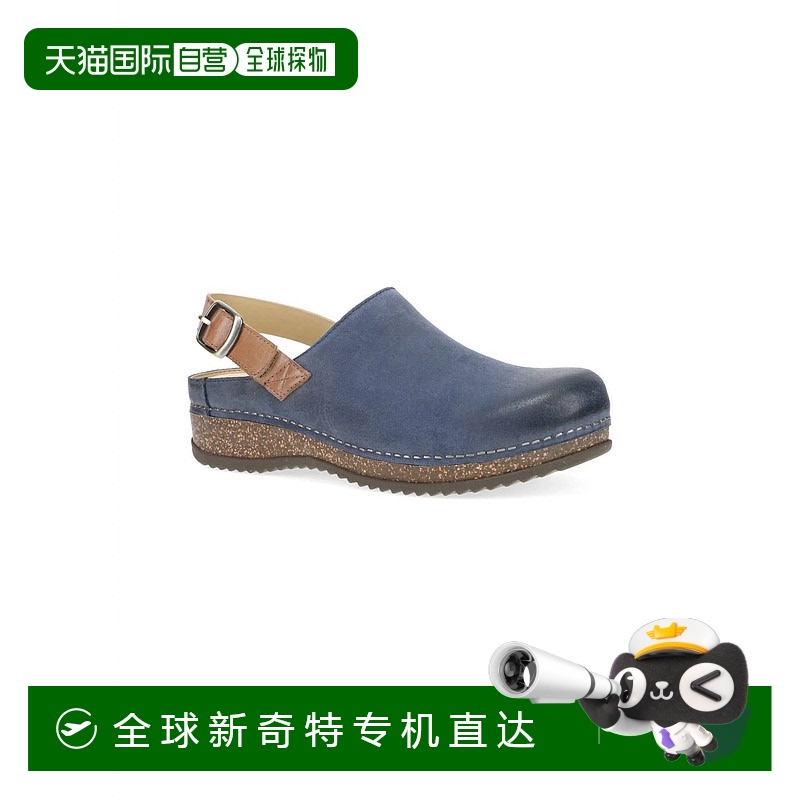 自营 dansko女式Merrin吊带裤，蓝色抛光绒面革 【美国奥莱】直发