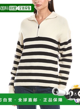 自营 ANNA KAY羊绒混纺套头衫-白色 美国奥莱直发羊毛开衫长袖