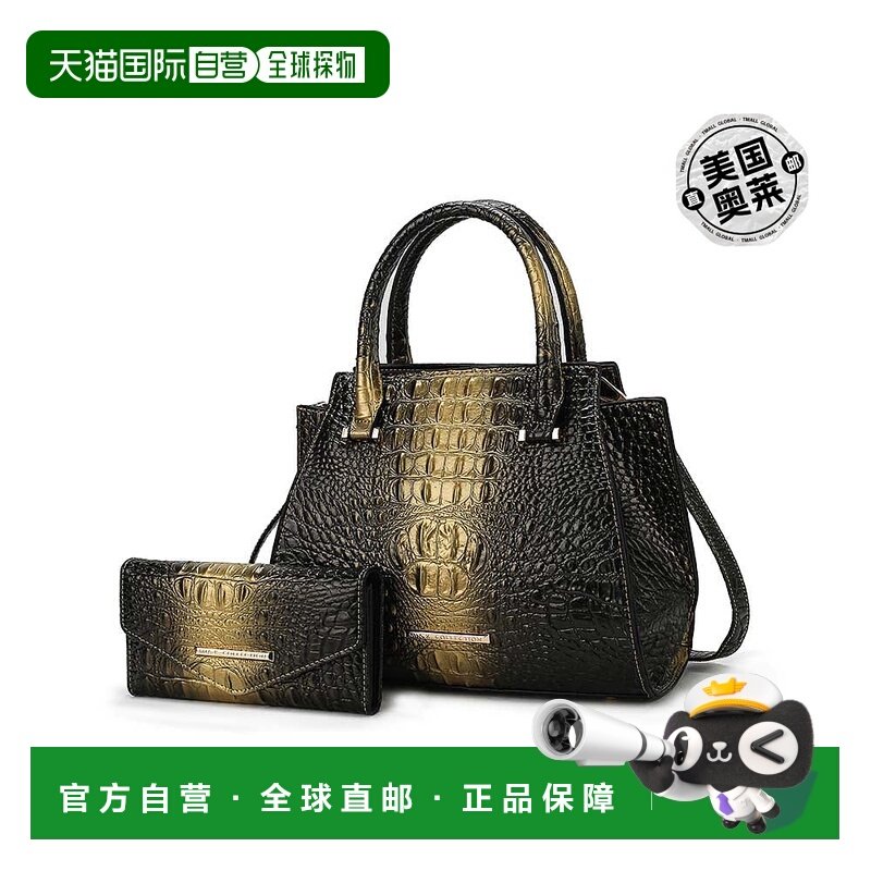 mia k collectionBently 鳄鱼压纹手提包和钱包套装，Mia K. 出品,箱包皮具/热销女包/男包,托特包,淘宝优惠券,粉丝福利购,淘宝优惠卷
