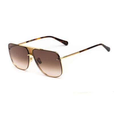 自营Belstaff Titanium Men's Sunglasses - gold 美国奥莱直发