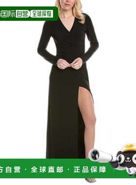 自营 Halston Sydney 礼服 - 黑色连衣裙 长裙美国直发奥莱