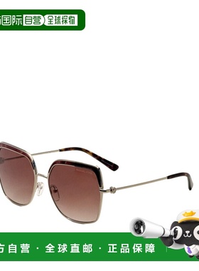 自营Michael Kors女式57毫米金色太阳镜-浅金色渐变 美国奥莱直发