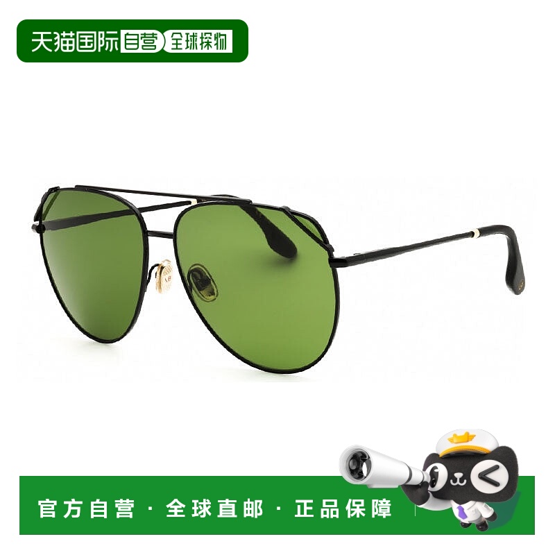 自营Victoria Beckham Sunglasses Aviator Full Rim, Black Fram