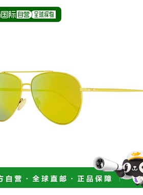 自营 Isabel Marant 女士 Milo 太阳镜 IM0011S 40GCU 金色 60 毫