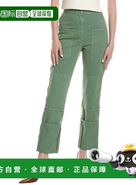 自营 Max Mara Facella长裤-绿色 美国奥莱直发休闲裤