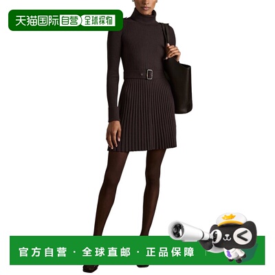 自营Reiss Vinnie Short Knitted Dress - brown 美国奥莱直发