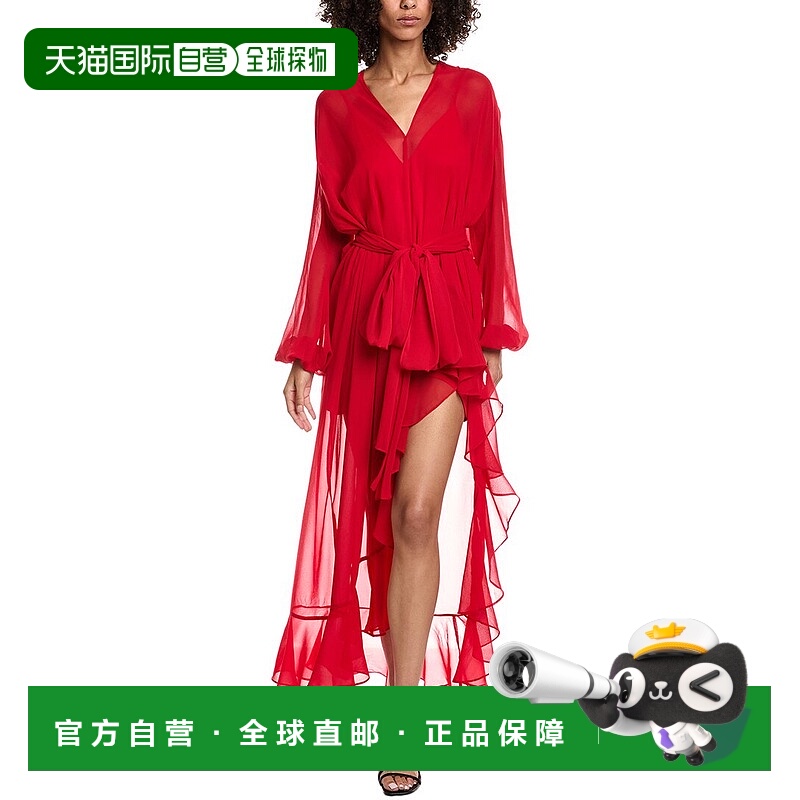 自营Amanda Uprichard Calliope Maxi Dress - red 美国奥莱直发