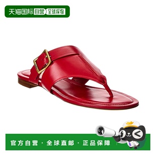 美国奥莱直发 红色 自营tod sTOD皮革凉鞋