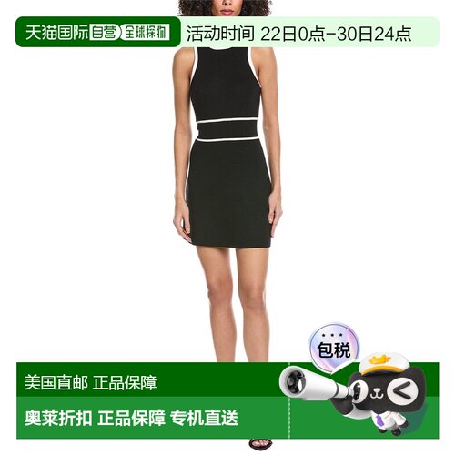 自营Toccin Meredith Racer Back Short Dress - black 美国奥莱