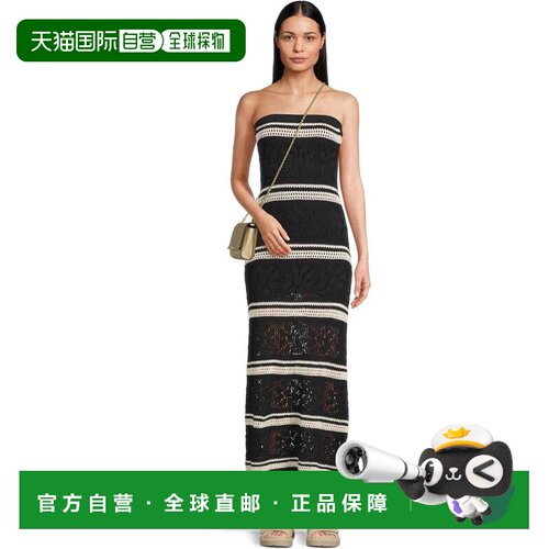 自营l spaceL*Space Rosalia Maxi Tube Dress Women's Black Cre