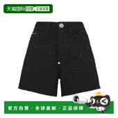 自营 美国奥莱直发 水晶雨 philipp plein牛仔热裤