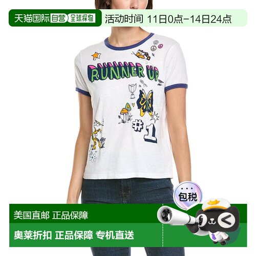 自营MOTHER The Lil Goodie Ringer T-Shirt - multi 美国奥莱直