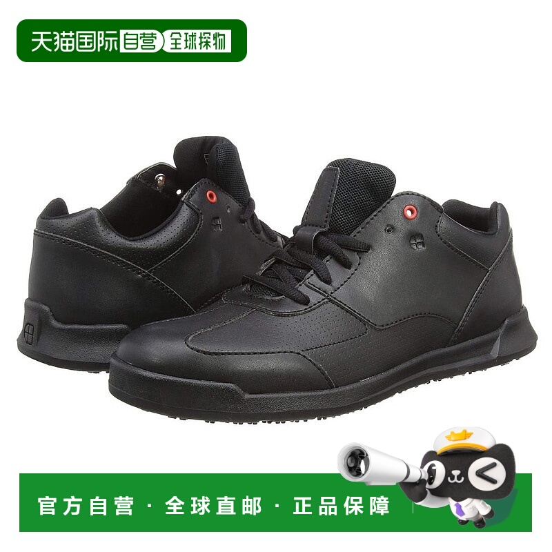 1h可退 【美国直邮】Shoes For Crews女士休闲鞋黑色系带平底日常