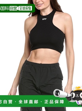 自营Off-White Rib Rowing Top - black 美国奥莱直发