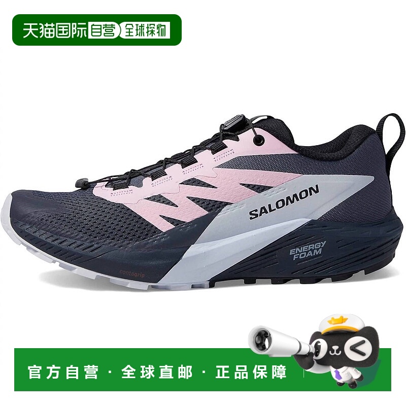 自营salomonWomen’S Sense Ride 5 Shoes In India Ink/lilac/ar