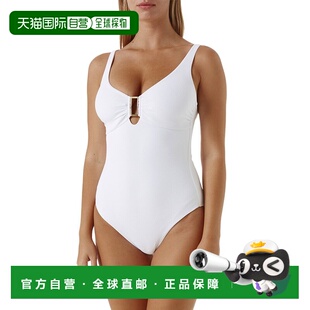 自营Melissa Odabash Tuscany One-Piece - white 美国奥莱直发