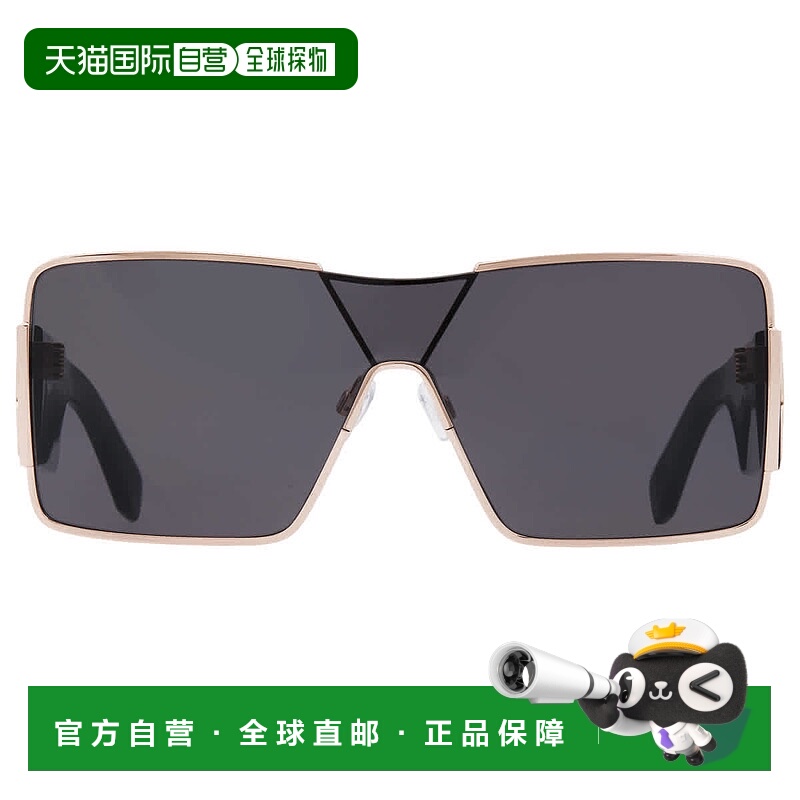 自营Off-White ASPEN Dark Grey Shield Unisex Sunglasses OERI1