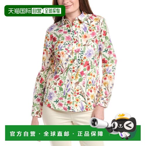 自营J.McLaughlin Lois Blouse - white 美国奥莱直发