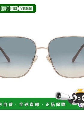 自营Jimmy Choo Blue Gradient Square Ladies Sunglasses HESTER