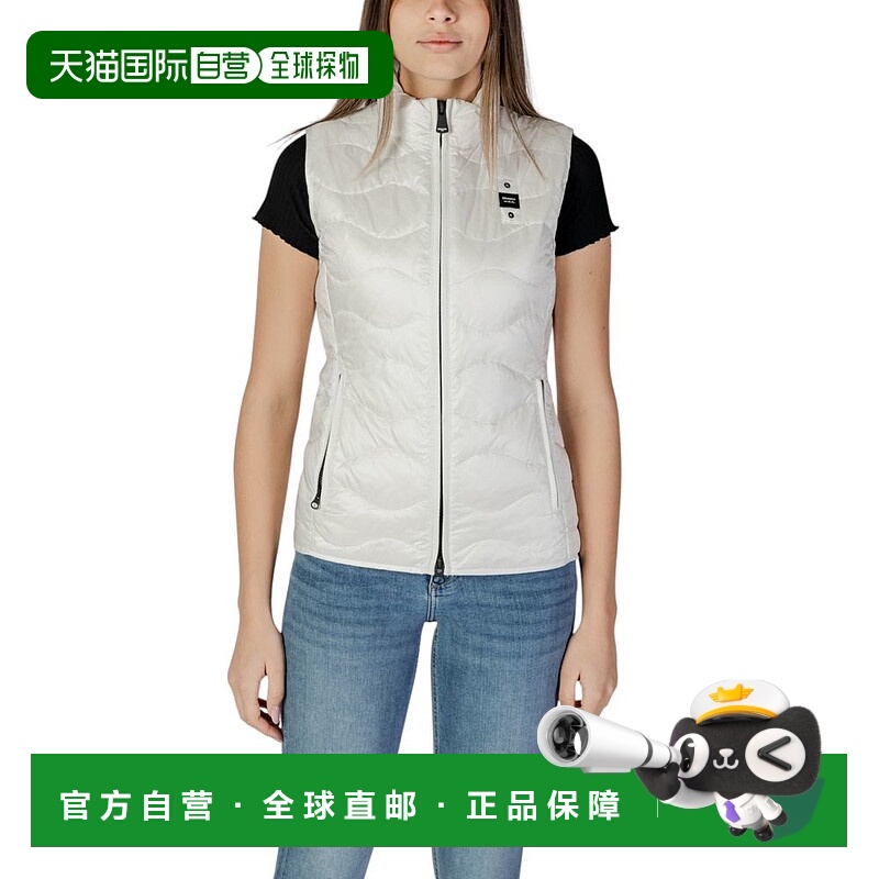 自营Blauer聚酰胺无袖女式夹克-白色 美国奥莱直发
