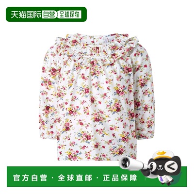 自营Rachel Riley Bouquet Frill Blouse - white 美国奥莱直发