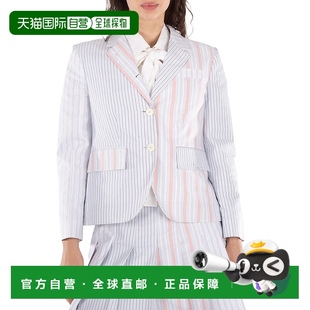 Ladies Thom Blazer 自营 Cropped Patchwork Browne Striped