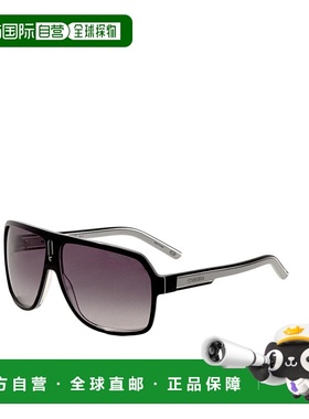 自营Carrera Men's Black Crystal White Grey 62mm Sunglasses -