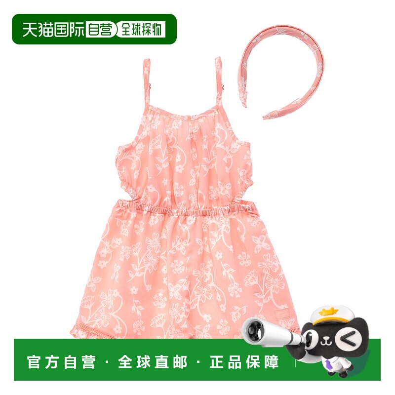 自营Scotch & Soda 2pc Romper & Headband Set - pink 美国奥莱