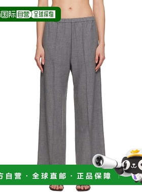 1h可退 香港直邮潮奢 toteme 女士 灰色 Fluid Winter 长裤 254WR