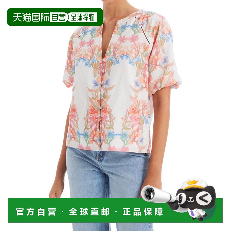 自营 allison约瑟芬花上衣 美国奥莱直发女装