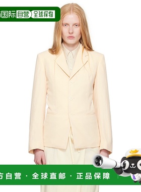 1h可退 香港直邮潮奢 Lemaire 女士 灰白色 Single-Breasted Fitt