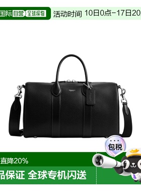 香港直邮COACH蔻驰专柜款男士皮质斜挎手提包单肩包斜挎包CCB84