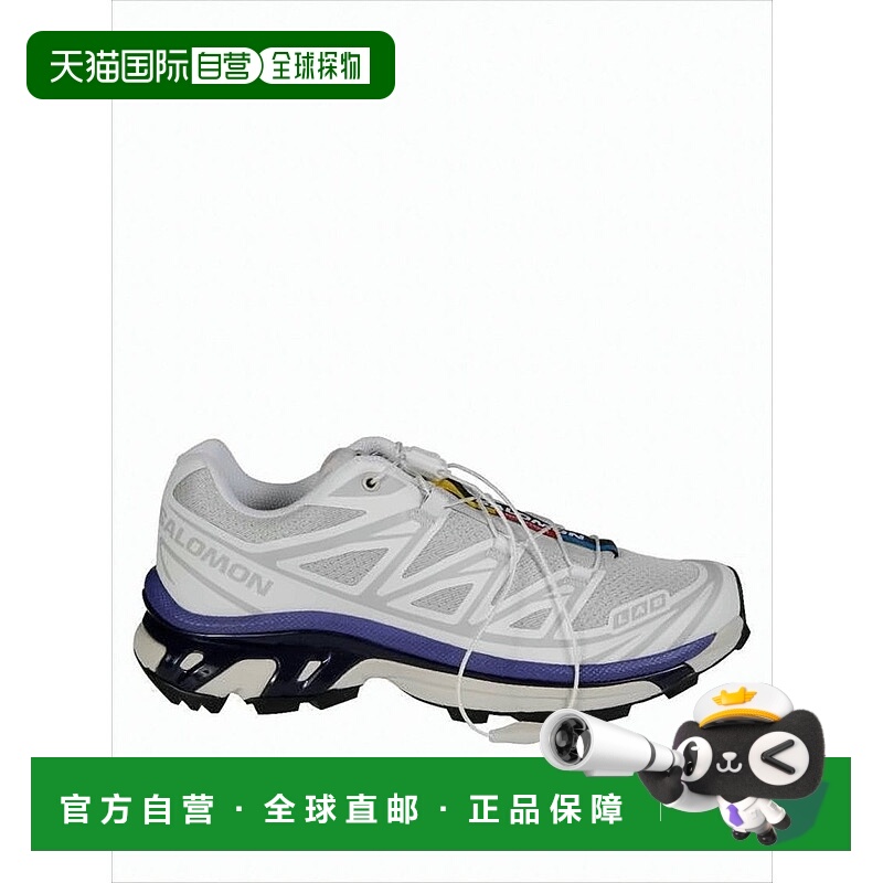 自营salomonBreathable Textile Sneakers With Geometric Overla