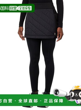 1h可退 香港直邮潮奢 smartwool 女士 Smartloft 半身裙 black黑