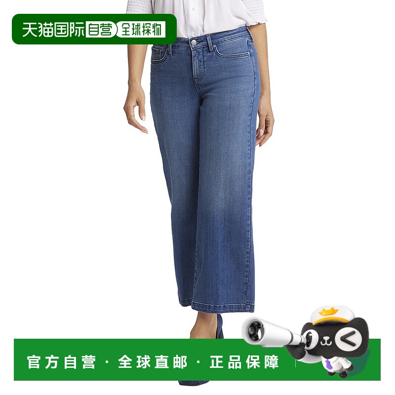 自营 NYDJ Teresa Mission蓝色阔腿牛仔裤-多色 美国奥莱直发