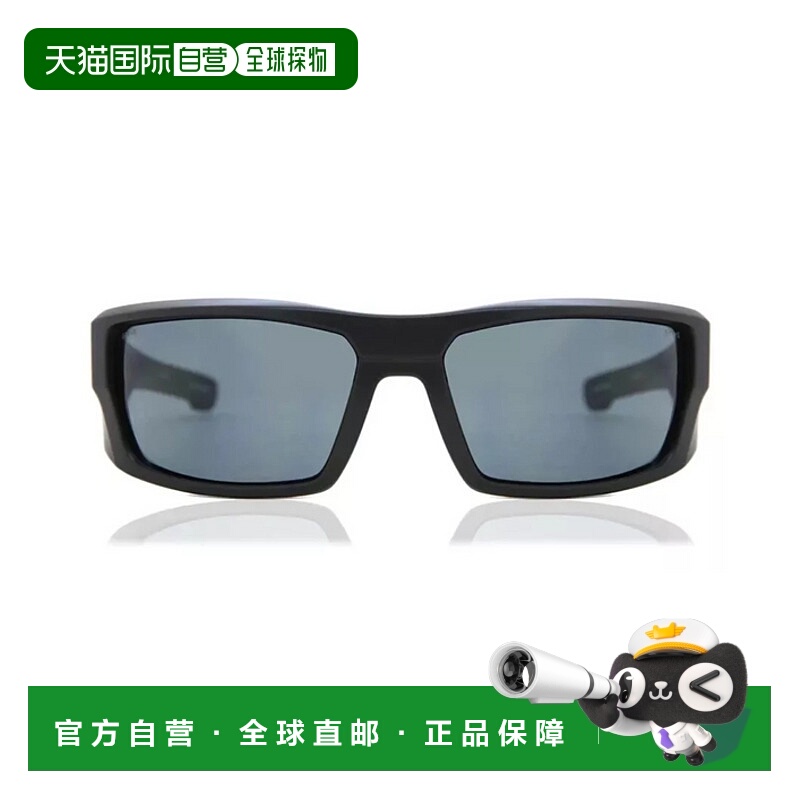 自营 spy间谍Dirk 6800000000011方形太阳镜-哑光黑色海灰色 美国
