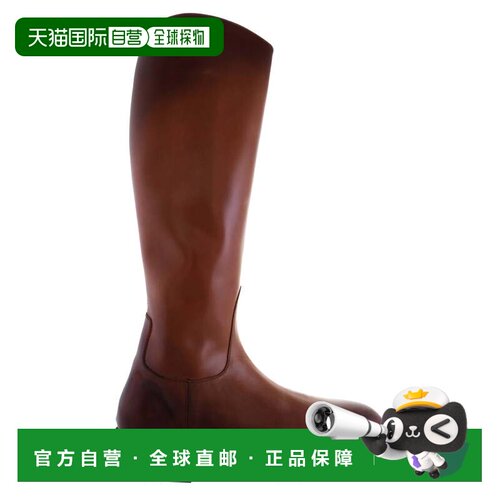 自营salvatore ferragamoFerragamo Fluid Leather Riding Boots,