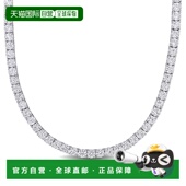 纯银白色蓝宝石网球项链 max33 TGW 自营mimi 925 Created
