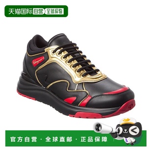 Now ferragamoFerragamo 皮革运动鞋 美 自营 黑色 salvatore