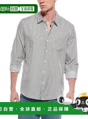 自营Vince Playa Classic Fit Button-Down Shirt - white 美国奥