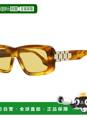 自营 victoria beckham维多利亚 贝克汉姆 女士链式矩形太阳镜 VB