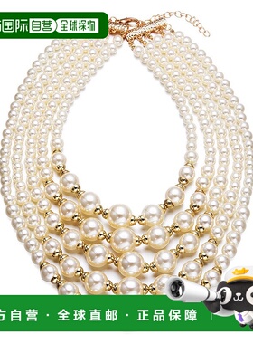 自营 Liv Oliver 18K 镀珍珠项链 - 图案 美国奥莱直发