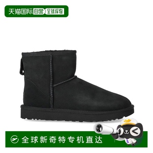 美国奥莱 自营 黑色 ugg黑色迷你经典 直发 Ii靴