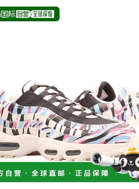 自营 Nike Air Max 95 CTRY韩国白色/黑蓝色男子跑步鞋CW2359-100