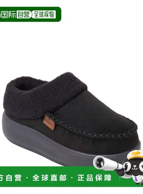自营Dearfoams Women's Maple Moccasin Toe Clog House Shoe Sli