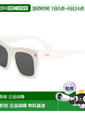 自营Off-White Sunglasses Square Full Rim, Shiny Pink Frame A