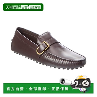 sTOD’s 美国奥莱直发男鞋 Leather brown Loafer 自营tod