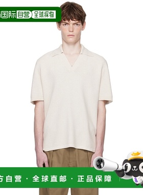 1h可退 香港直邮潮奢 A.P.C. 男士 米色 Livio Polo 衫 COGDKH234