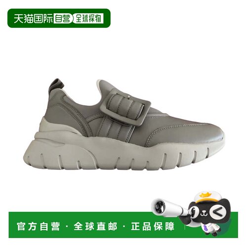 自营Bally Brinelle 6239653 女士 Sasso 小牛皮纯色皮革运动鞋 -