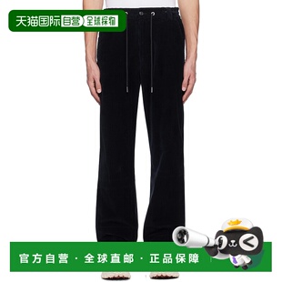 1h可退 香港直邮潮奢 Moncler 盟可睐 男士 海军蓝 Jogging 长裤
